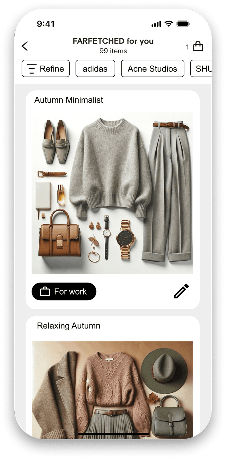 FARfit app — FARFETCHED for you feed