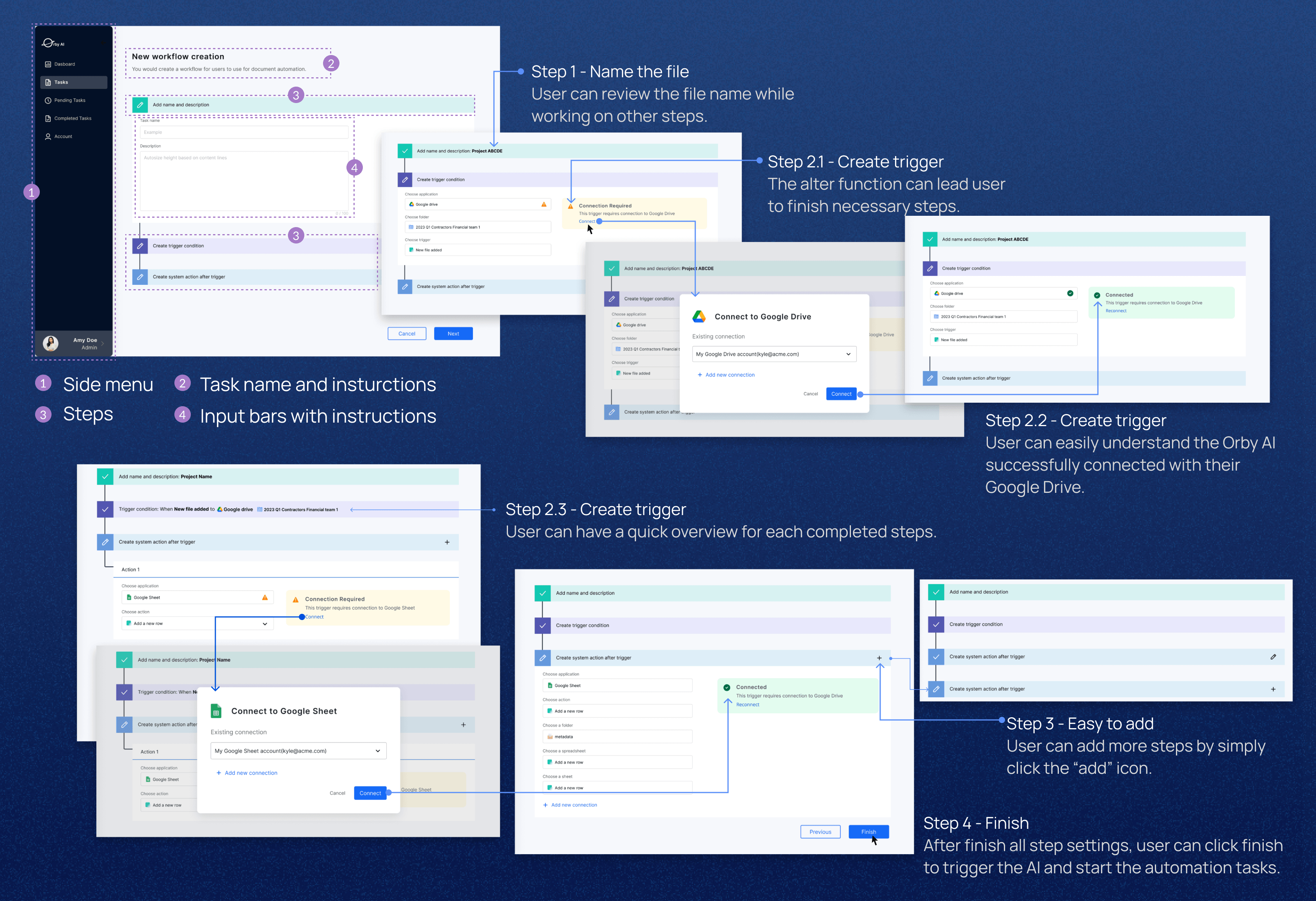 Apply new design to key screens